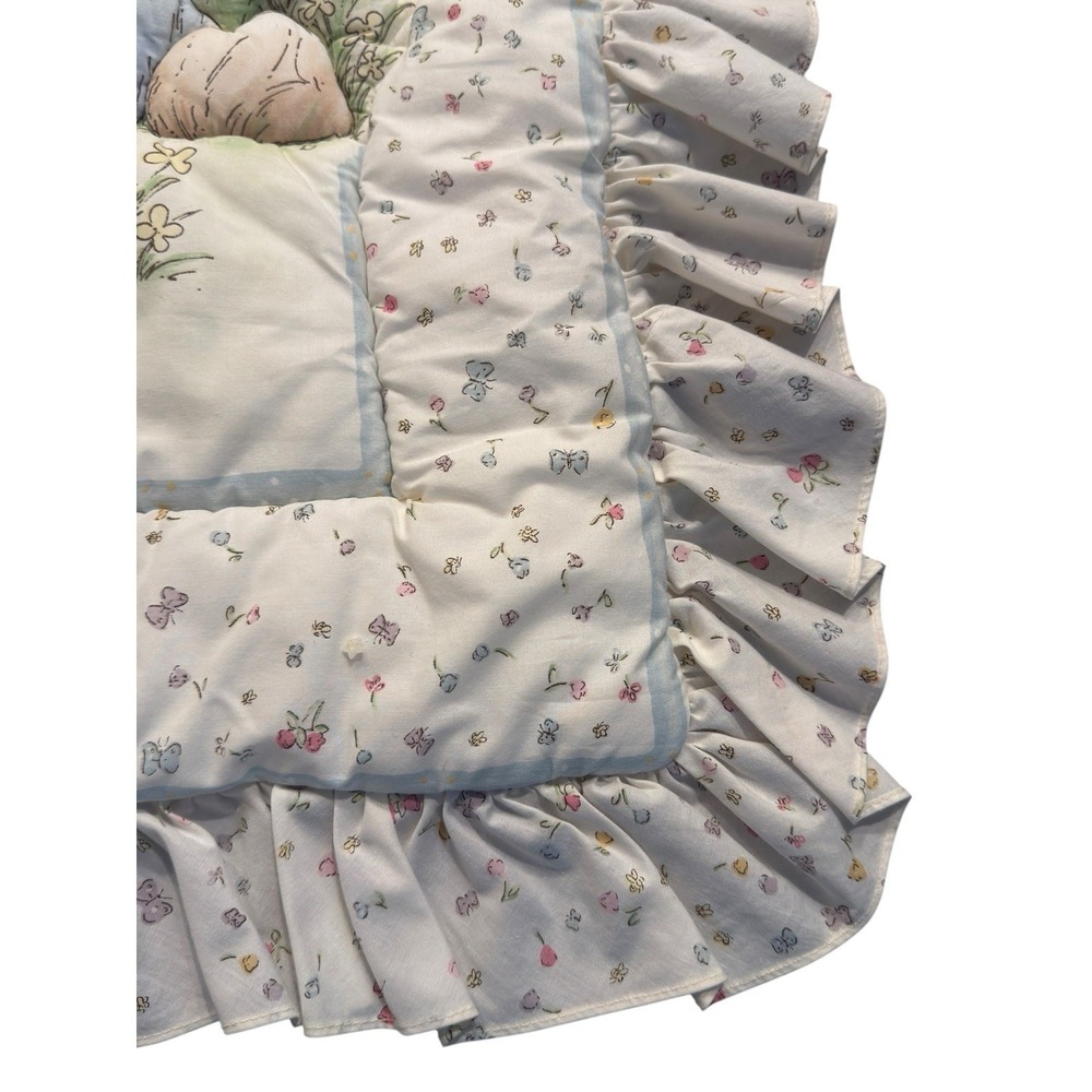 Disney Winnie the Pooh 90's baby crib bedding 2pc nursery set blanket vintage - Picture 3 of 8